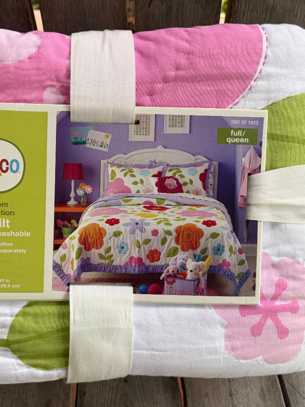 Circo Full/Queen BLOOM COLLECTION Floral Cotton Quilt 100% Cotton 86" X 90"